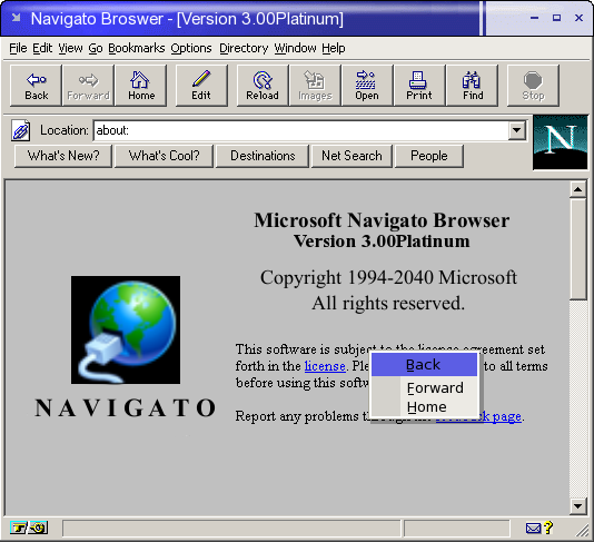 If Microsoft was Huntersoft, Navigato v3.00Platinum
